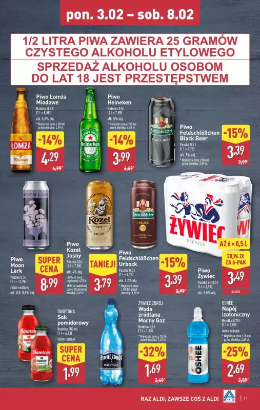 Aldi - gazetka promocyjna Pełny katalog! od poniedziałku 03.02 do soboty 08.02 - strona 11