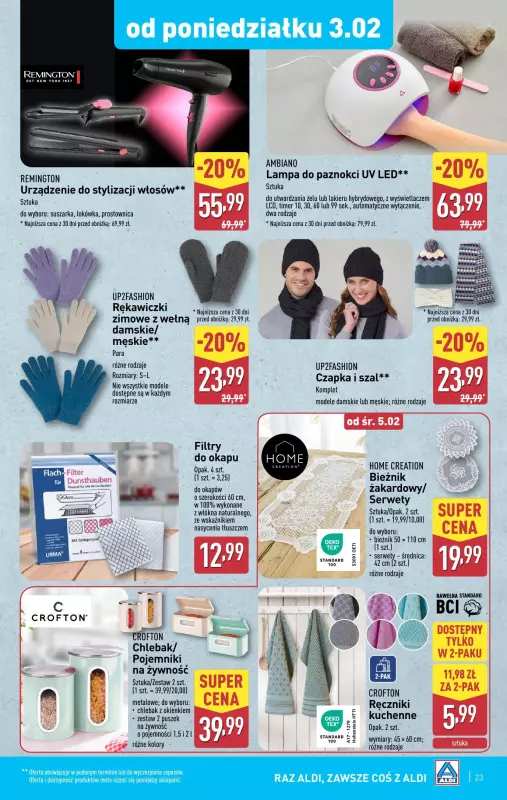 Aldi - gazetka promocyjna Pełny katalog! od poniedziałku 03.02 do soboty 08.02 - strona 23