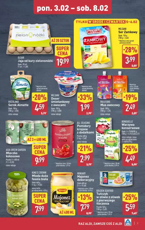 Aldi - gazetka promocyjna Pełny katalog! od poniedziałku 03.02 do soboty 08.02 - strona 7