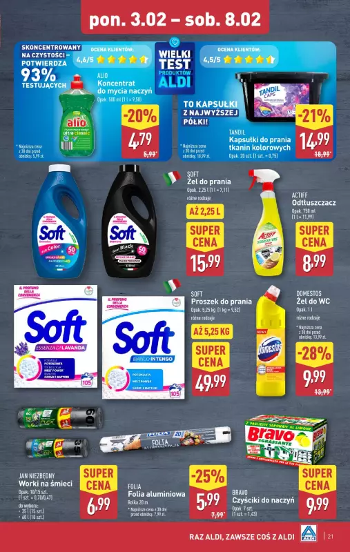 Aldi - gazetka promocyjna Pełny katalog! od poniedziałku 03.02 do soboty 08.02 - strona 21