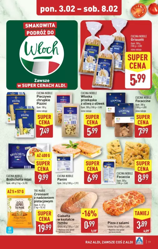 Aldi - gazetka promocyjna Pełny katalog! od poniedziałku 03.02 do soboty 08.03 - strona 19