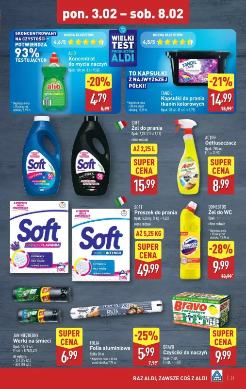 Aldi - gazetka promocyjna Pełny katalog! od poniedziałku 03.02 do soboty 08.03 - strona 21