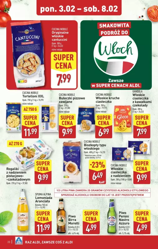 Aldi - gazetka promocyjna Pełny katalog! od poniedziałku 03.02 do soboty 08.03 - strona 20