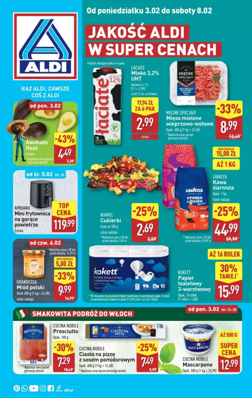 Aldi - gazetka promocyjna Pełny katalog! od poniedziałku 03.02 do soboty 08.03