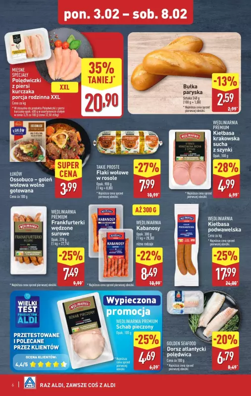 Aldi - gazetka promocyjna Pełny katalog! od poniedziałku 03.02 do soboty 08.03 - strona 6