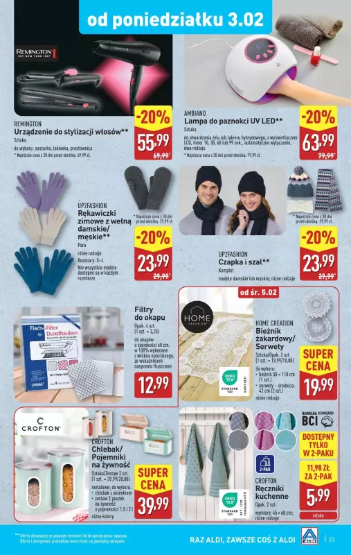 Aldi - gazetka promocyjna Pełny katalog! od poniedziałku 03.02 do soboty 08.03 - strona 23