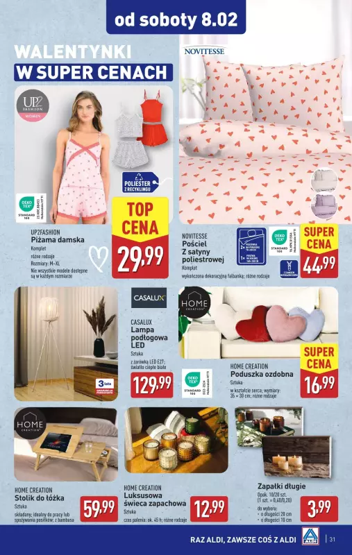 Aldi - gazetka promocyjna Pełny katalog! od poniedziałku 03.02 do soboty 08.03 - strona 31