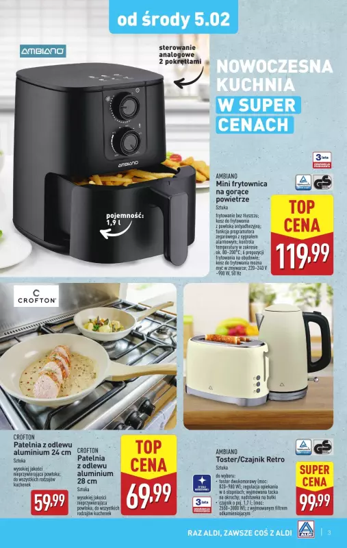 Aldi - gazetka promocyjna Aldi ma to coś! od środy 05.02 do soboty 08.02 - strona 3