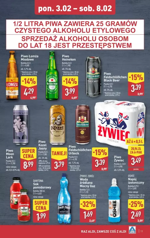 Aldi - gazetka promocyjna Pełny katalog! od poniedziałku 03.02 do soboty 08.03 - strona 11