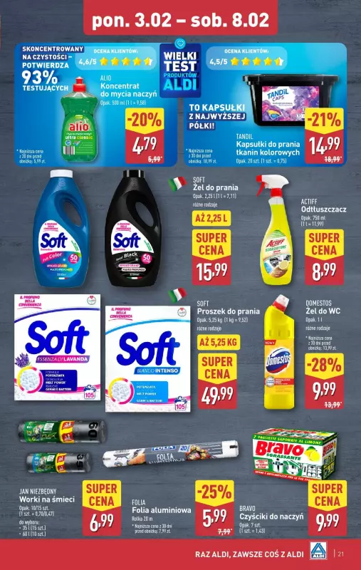 Aldi - gazetka promocyjna Pełny katalog! od poniedziałku 03.02 do soboty 08.03 - strona 21