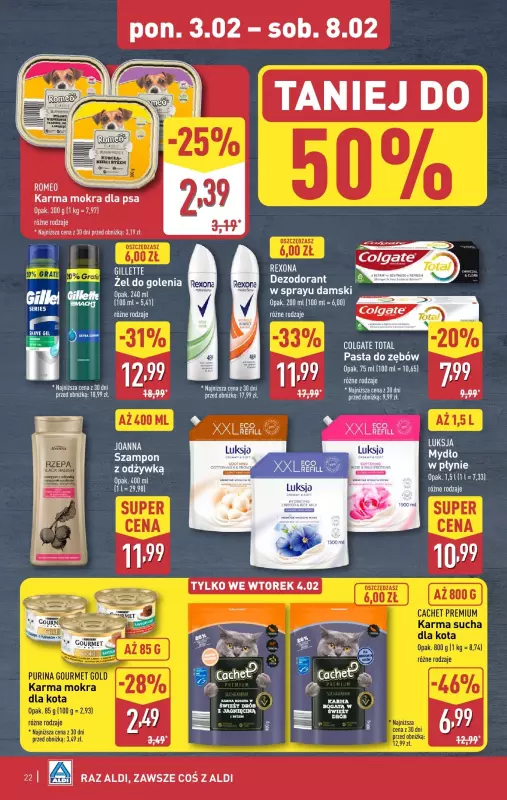 Aldi - gazetka promocyjna Pełny katalog! od poniedziałku 03.02 do soboty 08.03 - strona 22