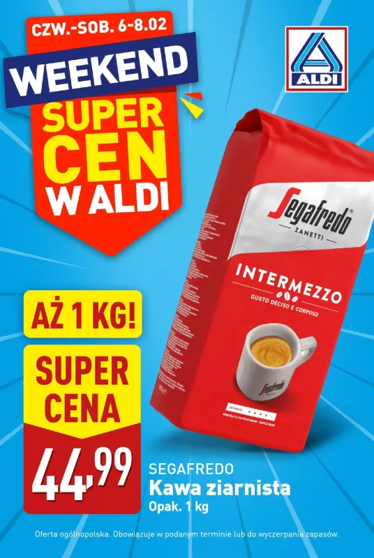 Aldi - gazetka promocyjna Weekend super cen w Aldi! od czwartku 06.02 do soboty 08.02