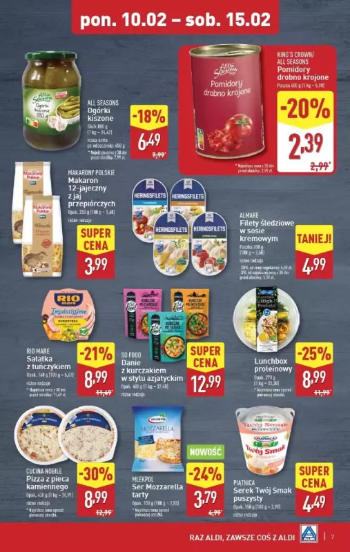 Aldi - gazetka promocyjna Pełny katalog od poniedziałku 10.02 do soboty 15.02 - strona 7