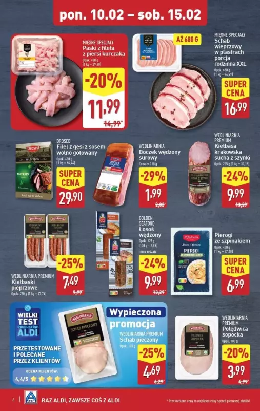 Aldi - gazetka promocyjna Pełny katalog od poniedziałku 10.02 do soboty 15.02 - strona 6