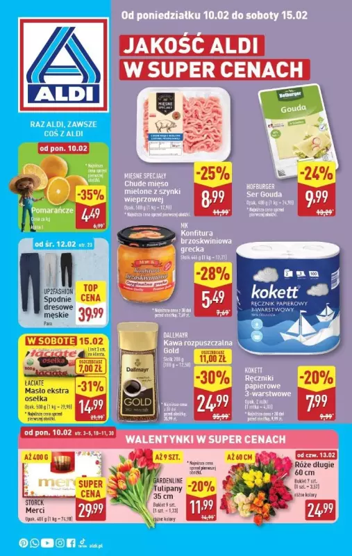 Aldi - gazetka promocyjna Pełny katalog od poniedziałku 10.02 do soboty 15.02