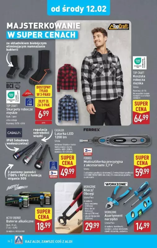 Aldi - gazetka promocyjna Pełny katalog od poniedziałku 10.02 do soboty 15.02 - strona 26