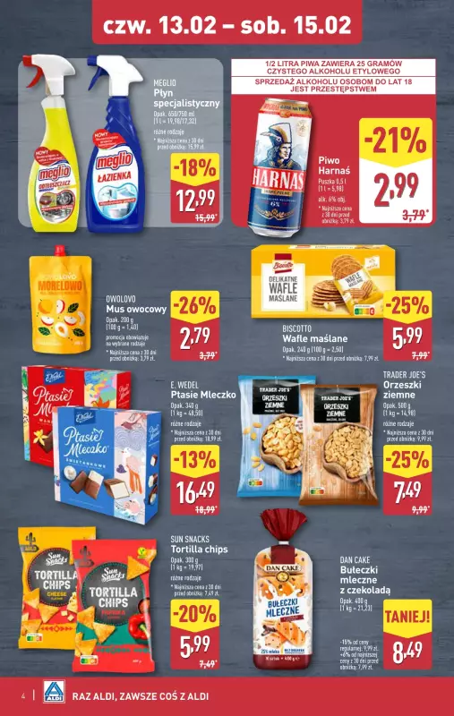 Aldi - gazetka promocyjna Weekend super cen w Aldi! od czwartku 13.02 do soboty 15.02 - strona 4