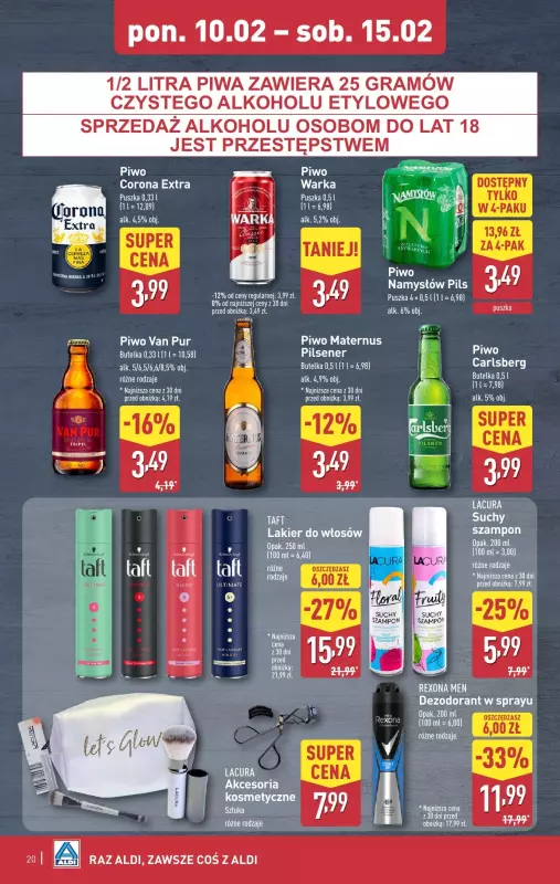 Aldi - gazetka promocyjna Pełny katalog od poniedziałku 10.02 do soboty 15.02 - strona 20