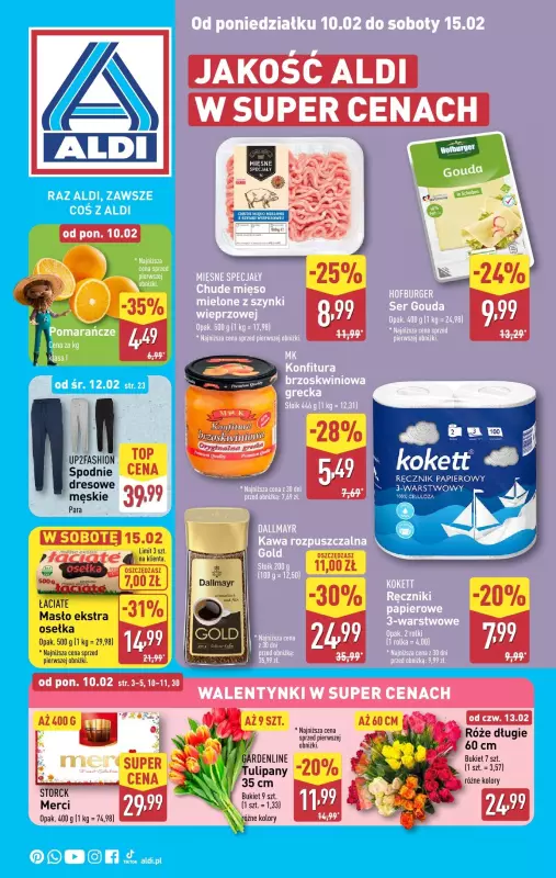 Aldi - gazetka promocyjna Pełny katalog od poniedziałku 10.02 do soboty 15.02