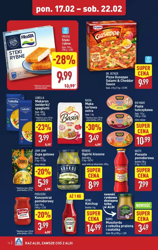 Aldi - gazetka promocyjna Pełny katalog od poniedziałku 17.02 do soboty 22.02 - strona 14