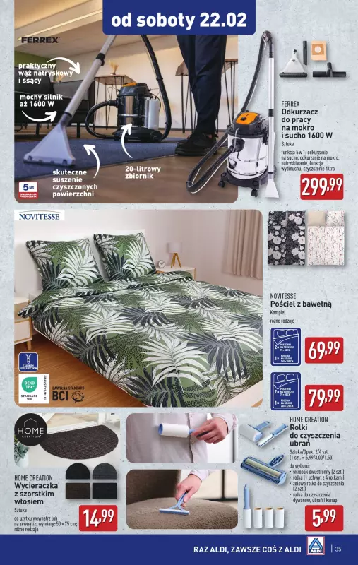 Aldi - gazetka promocyjna Pełny katalog od poniedziałku 17.02 do soboty 22.02 - strona 35