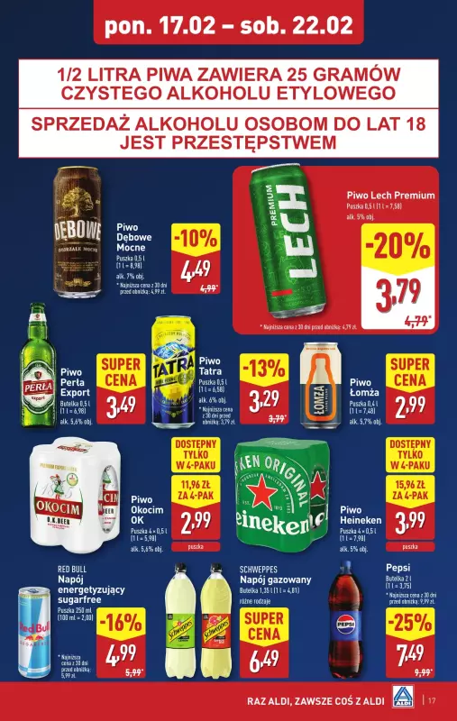 Aldi - gazetka promocyjna Pełny katalog od poniedziałku 17.02 do soboty 22.02 - strona 17