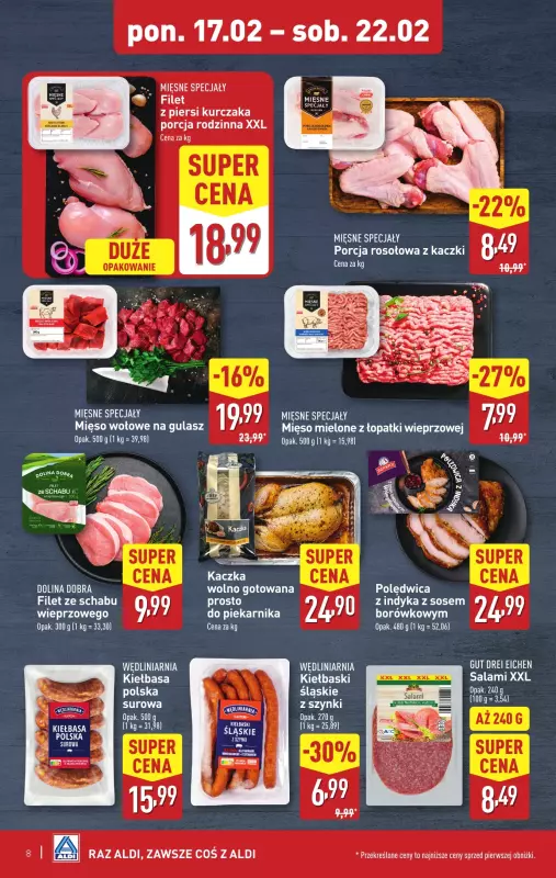 Aldi - gazetka promocyjna Pełny katalog od poniedziałku 17.02 do soboty 22.02 - strona 8