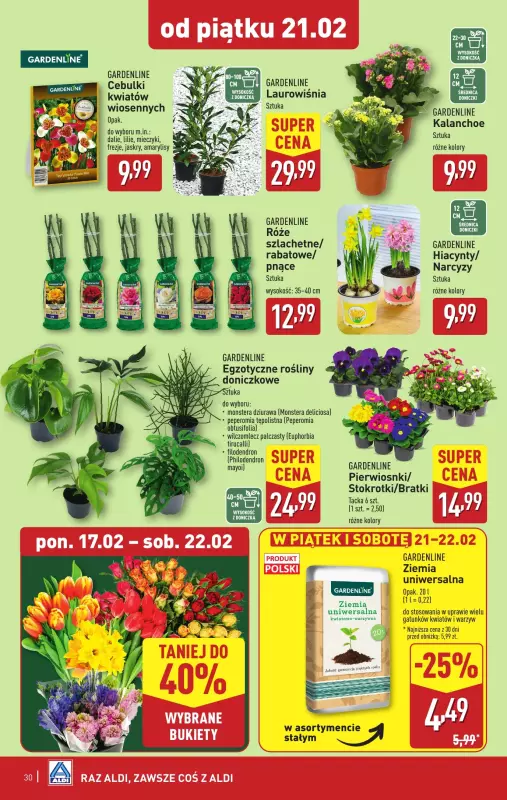 Aldi - gazetka promocyjna Pełny katalog od poniedziałku 17.02 do soboty 22.02 - strona 30