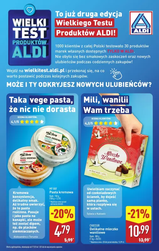 Aldi - gazetka promocyjna Pełny katalog od poniedziałku 17.02 do soboty 22.02 - strona 10