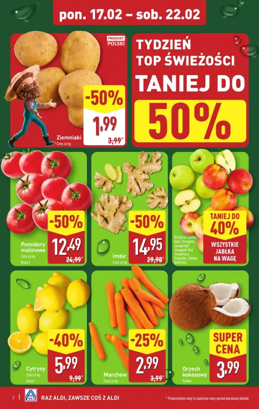 Aldi - gazetka promocyjna Pełny katalog od poniedziałku 17.02 do soboty 22.02 - strona 2