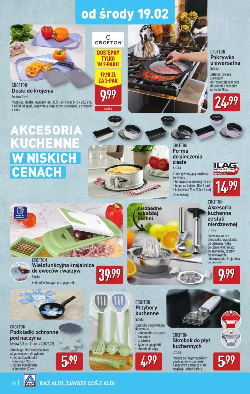 Aldi - gazetka promocyjna Pełny katalog od poniedziałku 17.02 do soboty 22.02 - strona 26