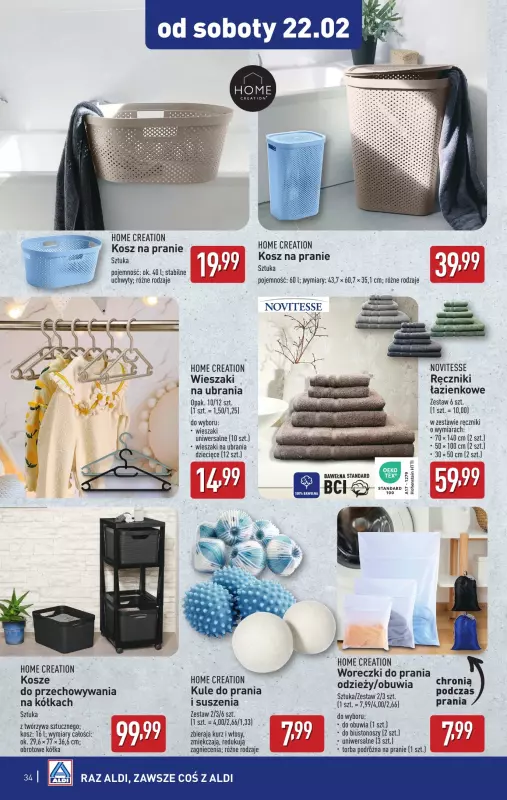 Aldi - gazetka promocyjna Pełny katalog od poniedziałku 17.02 do soboty 22.02 - strona 34