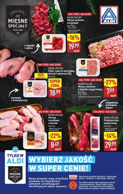 Aldi - gazetka promocyjna Pełny katalog od poniedziałku 17.02 do soboty 22.02 - strona 6