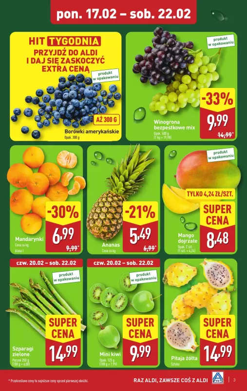 Aldi - gazetka promocyjna Pełny katalog od poniedziałku 17.02 do soboty 22.02 - strona 3