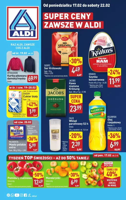 Aldi - gazetka promocyjna Pełny katalog od poniedziałku 17.02 do soboty 22.02