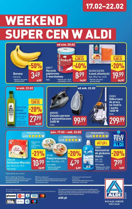 Aldi - gazetka promocyjna Weekend super cen w Aldi! od czwartku 20.02 do soboty 22.02 - strona 8