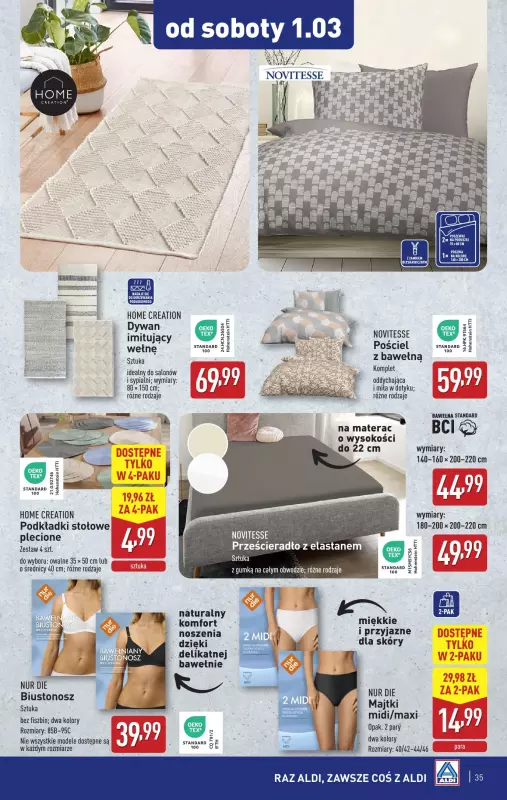 Aldi - gazetka promocyjna Pełny katalog! od poniedziałku 24.02 do soboty 01.03 - strona 35