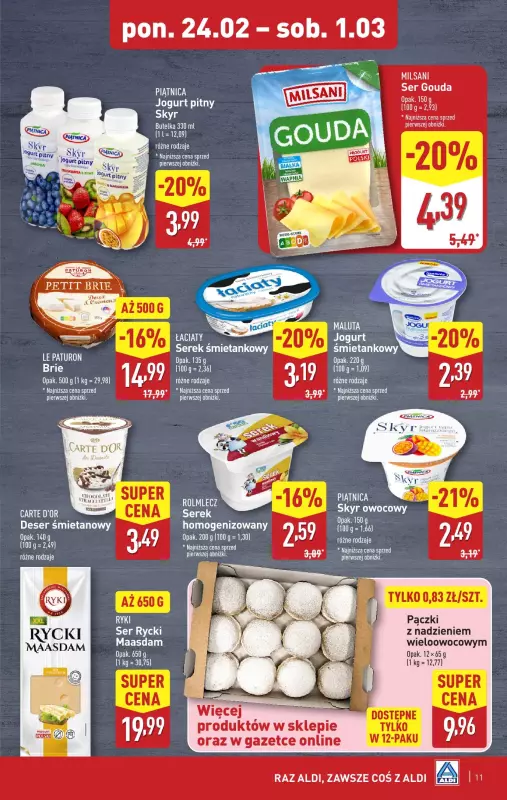 Aldi - gazetka promocyjna Pełny katalog! od poniedziałku 24.02 do soboty 01.03 - strona 11