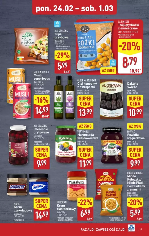 Aldi - gazetka promocyjna Pełny katalog! od poniedziałku 24.02 do soboty 01.03 - strona 17