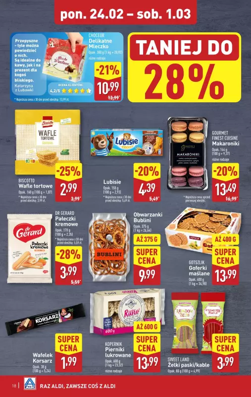 Aldi - gazetka promocyjna Pełny katalog! od poniedziałku 24.02 do soboty 01.03 - strona 18