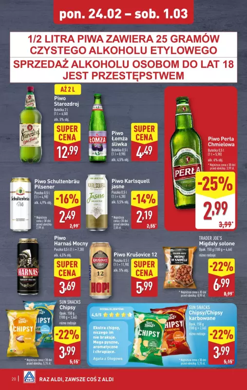 Aldi - gazetka promocyjna Pełny katalog! od poniedziałku 24.02 do soboty 01.03 - strona 20