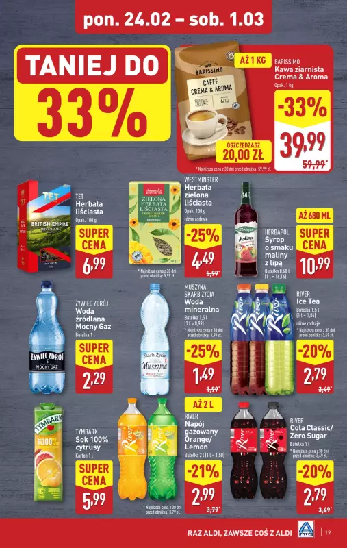 Aldi - gazetka promocyjna Pełny katalog! od poniedziałku 24.02 do soboty 01.03 - strona 19