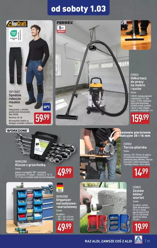 Aldi - gazetka promocyjna Pełny katalog! od poniedziałku 24.02 do soboty 01.03 - strona 33