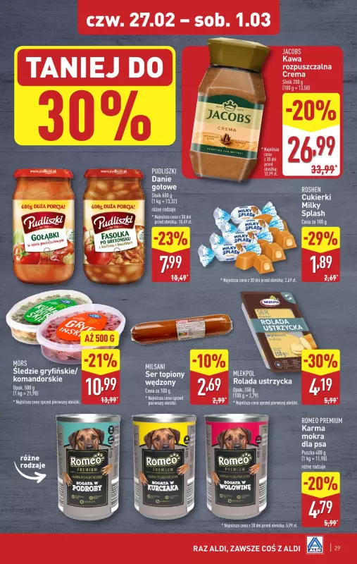 Aldi - gazetka promocyjna Pełny katalog! od poniedziałku 24.02 do soboty 01.03 - strona 29