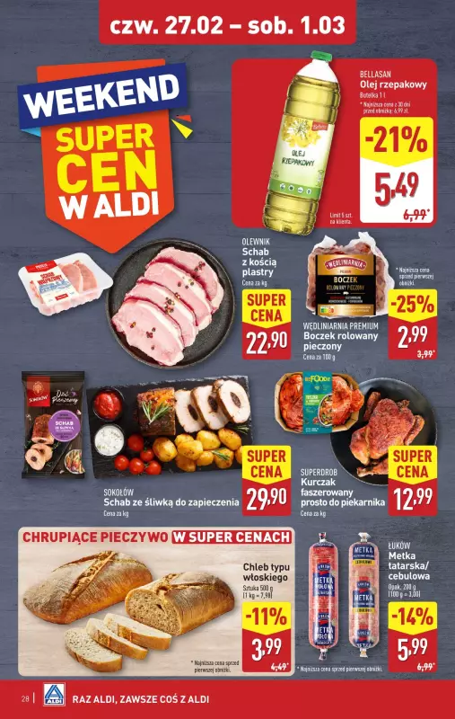 Aldi - gazetka promocyjna Pełny katalog! od poniedziałku 24.02 do soboty 01.03 - strona 28