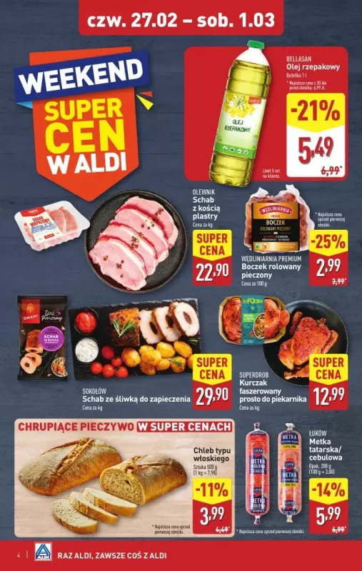 Aldi - gazetka promocyjna Weekend super cen w Aldi! od czwartku 27.02 do soboty 01.03 - strona 4