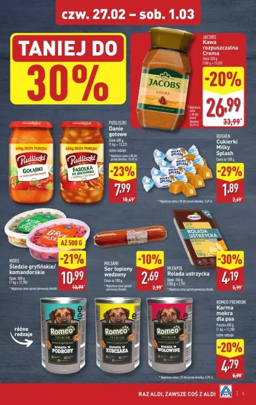 Aldi - gazetka promocyjna Weekend super cen w Aldi! od czwartku 27.02 do soboty 01.03 - strona 5