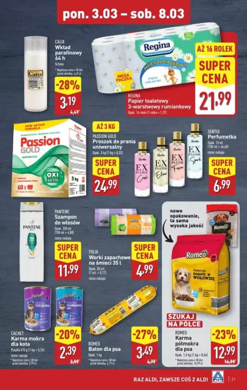 Aldi - gazetka promocyjna Pełny katalog! od poniedziałku 03.03 do soboty 08.03 - strona 21