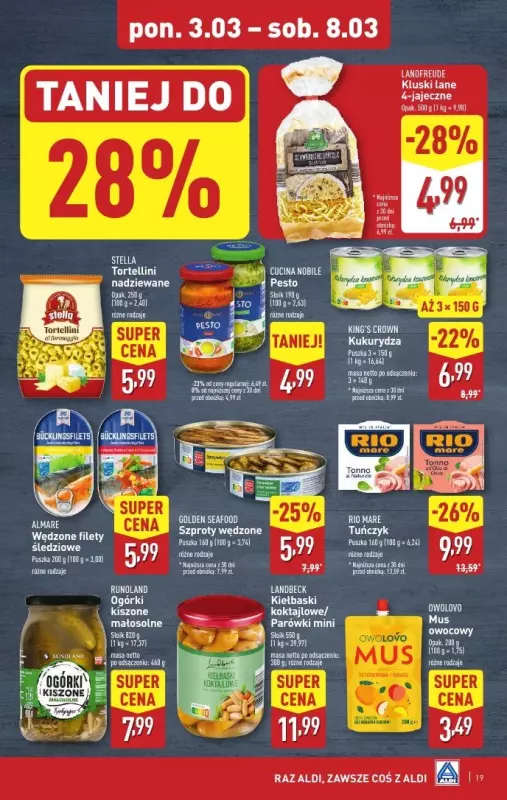 Aldi - gazetka promocyjna Pełny katalog! od poniedziałku 03.03 do soboty 08.03 - strona 19