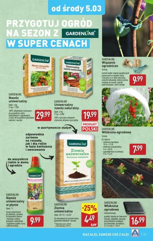 Aldi - gazetka promocyjna Pełny katalog! od poniedziałku 03.03 do soboty 08.03 - strona 23